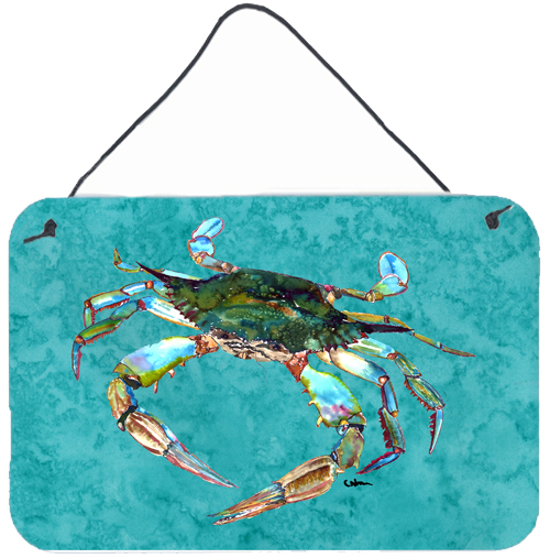 Crab Aluminium Metal Wall or Door Hanging Print