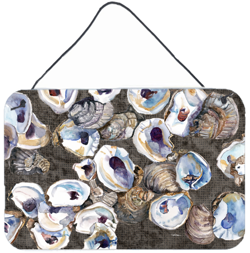 Oysters Aluminium Metal Wall or Door Hanging Print