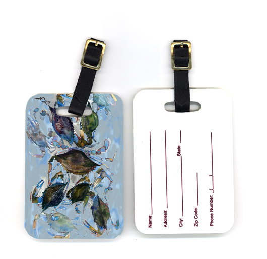 Pair of Crab Luggage Tag