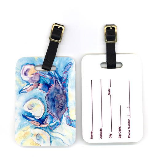 Pair of Crab Luggage Tag