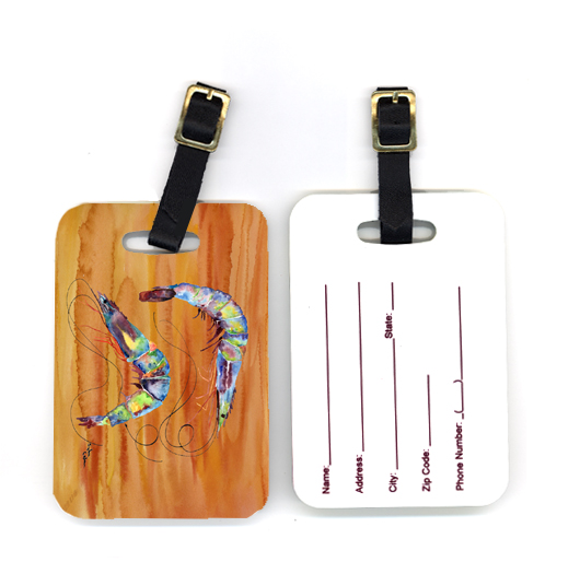 Pair of Shrimp Luggage Tag