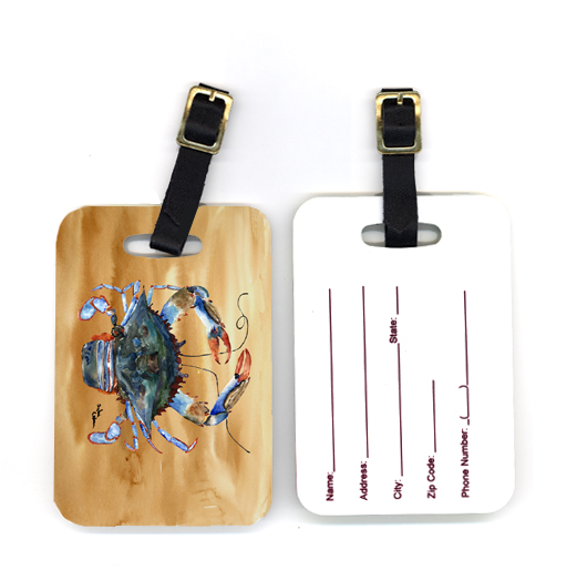 Pair of Crab Luggage Tag