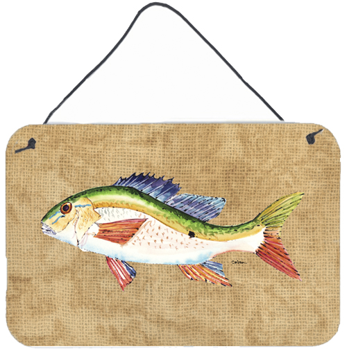 Rainbow Trout Aluminium Metal Wall or Door Hanging Print