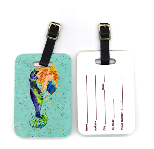 Pair of Mermaid Luggage Tag