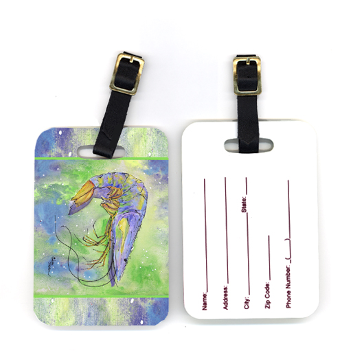 Pair of Shrimp Luggage Tag