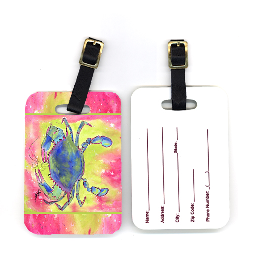 Pair of Crab Luggage Tag