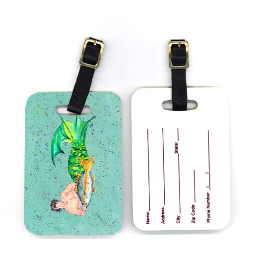 Pair of Merman Luggage Tag