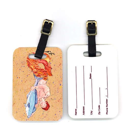 Pair of Merman Luggage Tag