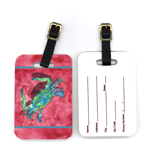 Pair of Crab Luggage Tag