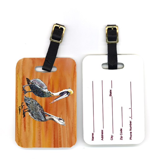 Pair of Pelican Luggage Tag
