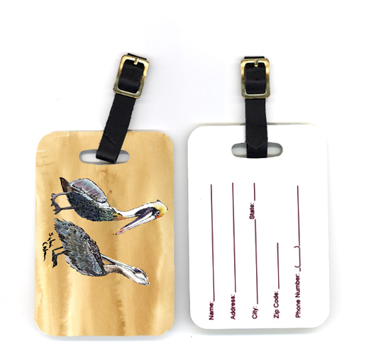 Pair of Pelican Luggage Tag