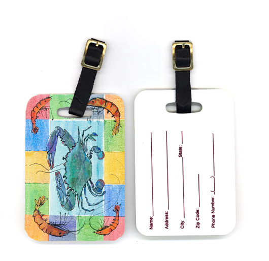 Pair of Crab Luggage Tag