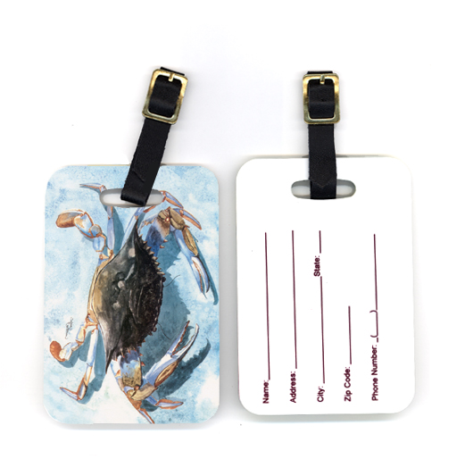 Pair of Crab Luggage Tag