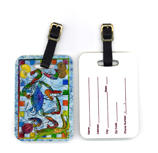 Pair of Crab Luggage Tag