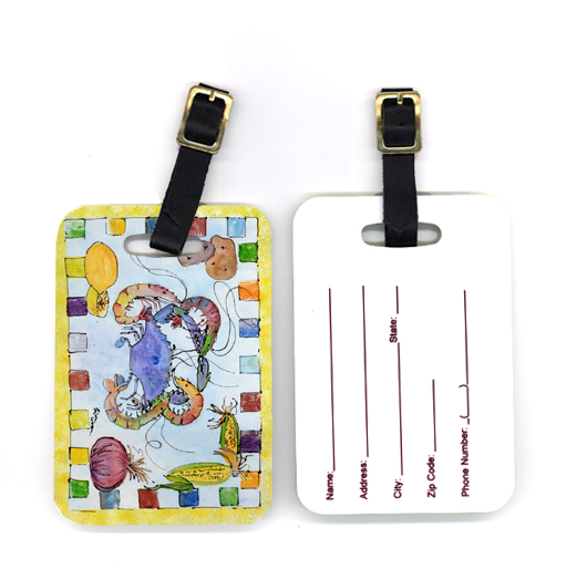 Pair of Crab Luggage Tag
