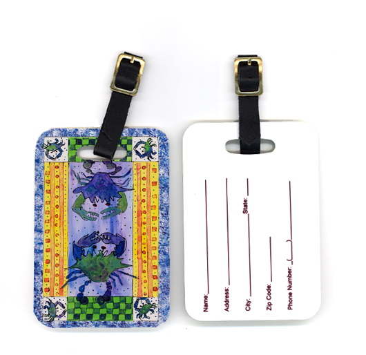 Pair of Crab Luggage Tag