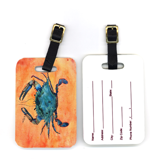 Pair of Crab Luggage Tag