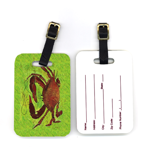 Pair of Crab Luggage Tag