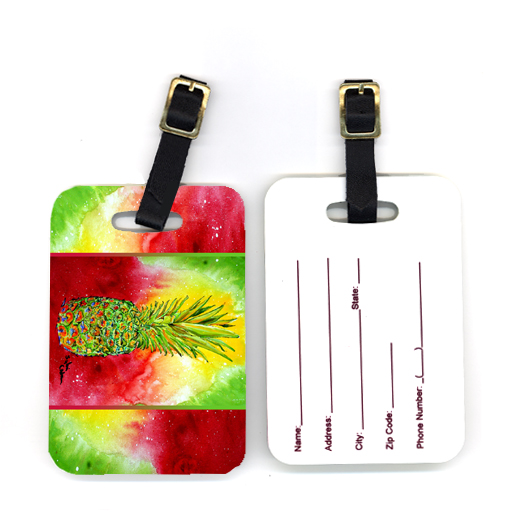 Pair of Pineapple Luggage Tag