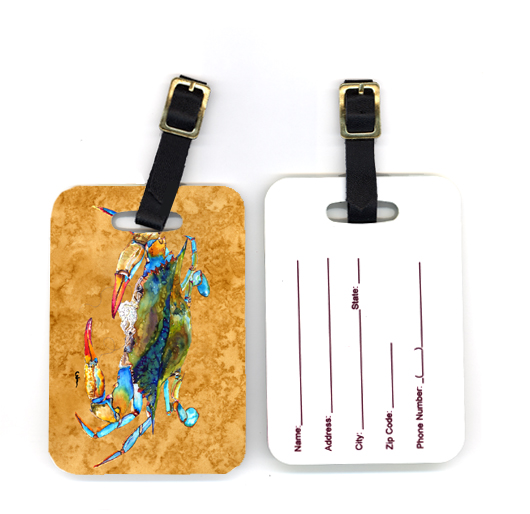 Pair of Crab Luggage Tag