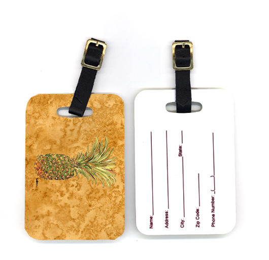 Pair of Pineapple Luggage Tag