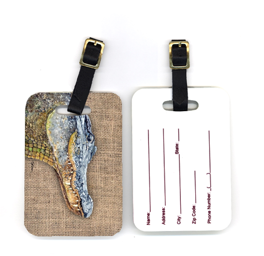 Pair of Alligator Luggage Tag