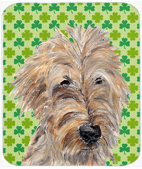 7.75 x 9.25 in. Goldendoodle St Patricks Irish Mouse Pad, Hot Pad or Trivet
