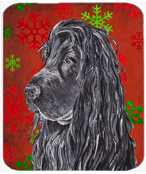 English Cocker Spaniel Red Snowflake Christmas Mouse Pad