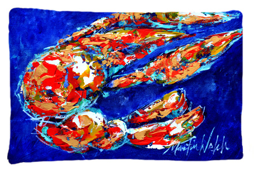 Craw Momma Crawfish Moisture Wicking Fabric Standard Pillow Case