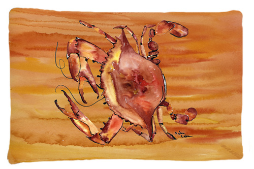 Picture of Carolines Treasures 8139PILLOWCASE 20.5 x 30 in. Crab Moisture Wicking Fabric Standard Pillow Case