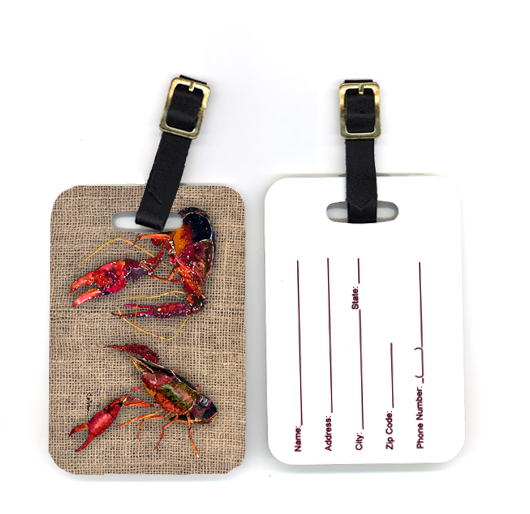 Pair of Crawfish Luggage Tag