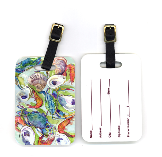 Pair of Crab Luggage Tag