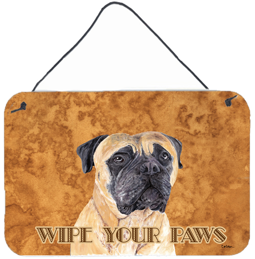 Mastiff Aluminium Metal Wall or Door Hanging Print