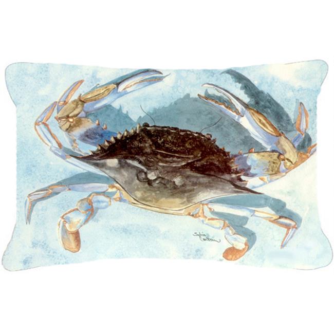 Carolines Treasures 8011PW1216 12 x 16 In. Blue Crab Indoor & Outdoor Fabric ...