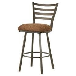 Tioga Swivel CounterStool, 26 in. Seat Height - Rust
