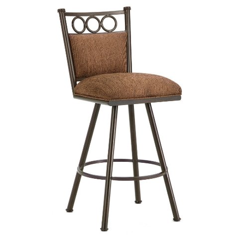 Waterson Swivel Bar Stool, 30 in. Seat Height - Rust