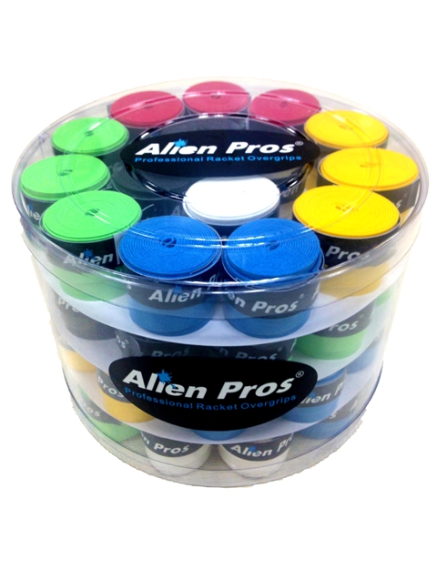 Picture of Alien Pros Comfortable Tacky-feel Sweat-absorptive Durable 10 Colors Overgrips Pack of 60 Pieces