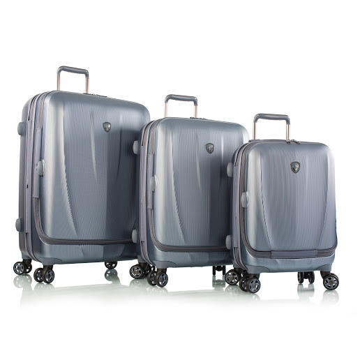 Picture of Heys 15023-0099-S3 Vantage Smart Luggage- Slate Blue - 3 Pieces Set