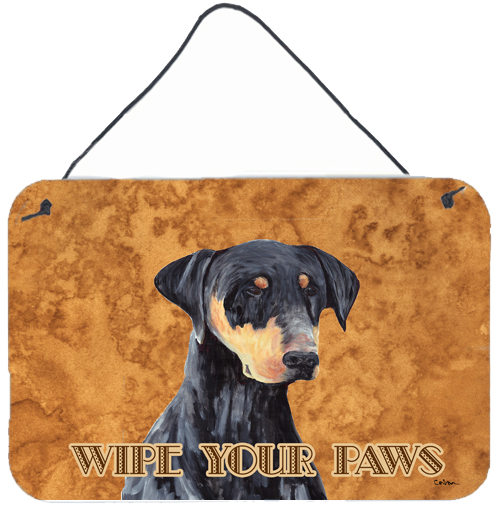 Doberman Aluminium Metal Wall or Door Hanging Print