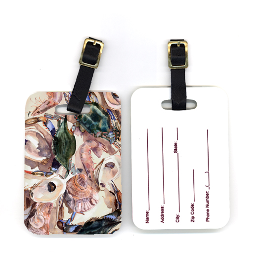 Pair of Crab Luggage Tag