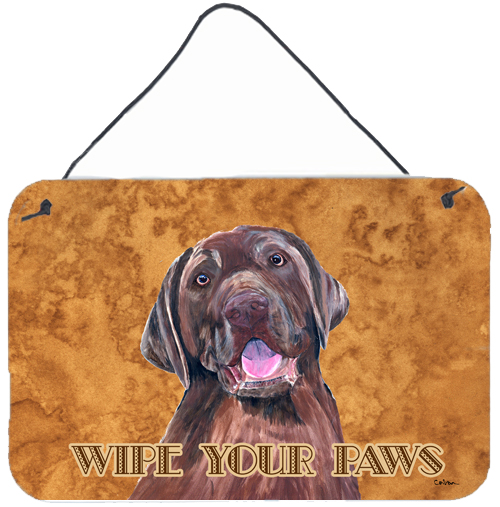 Labrador Aluminium Metal Wall or Door Hanging Print