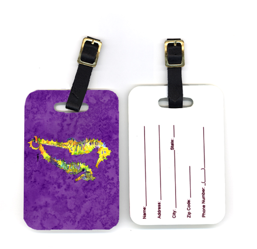 Pair of Seahorse Luggage Tag
