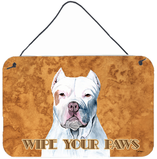 Pit Bull Aluminium Metal Wall or Door Hanging Print