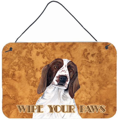 Springer Spaniel Aluminium Metal Wall or Door Hanging Print