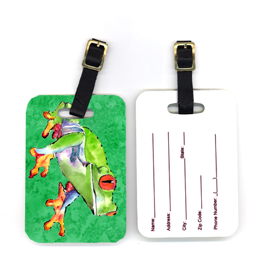 Pair of Frog Luggage Tag