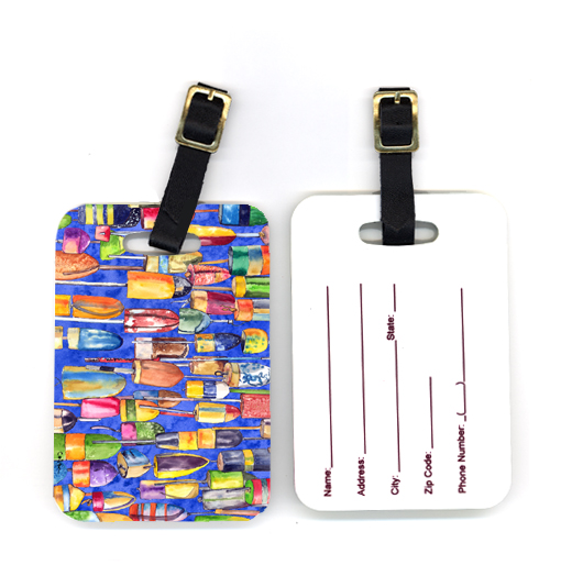 Pair of Lobster Bouys Luggage Tag