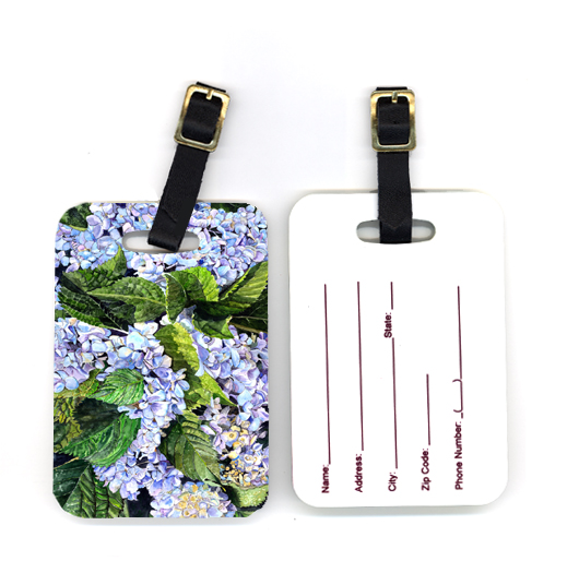 Pair of Hydrangea Luggage Tag