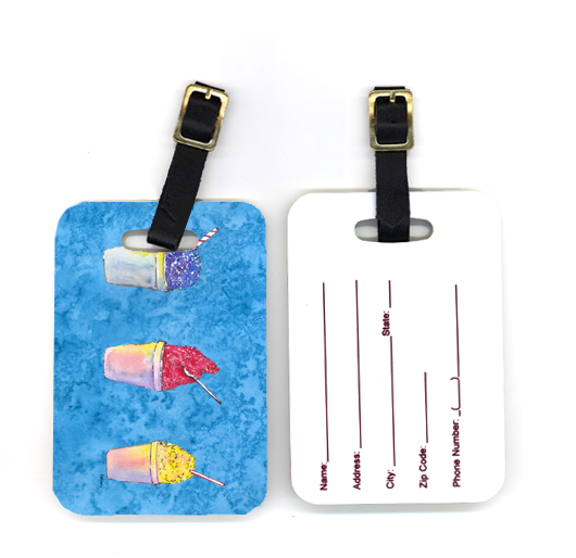 Pair of Snowballs and Snowcones Luggage Tag