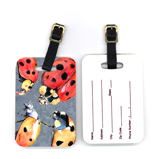Pair of Lady Bug Multiple Luggage Tag