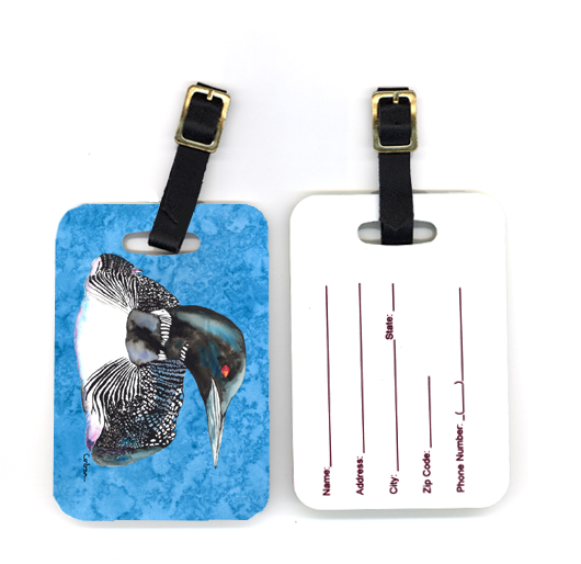 Pair of Loon Luggage Tag
